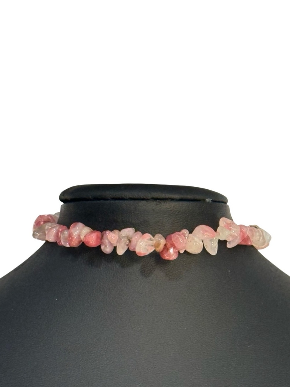 Strawberry Quartz Crystal Chip Bracelet